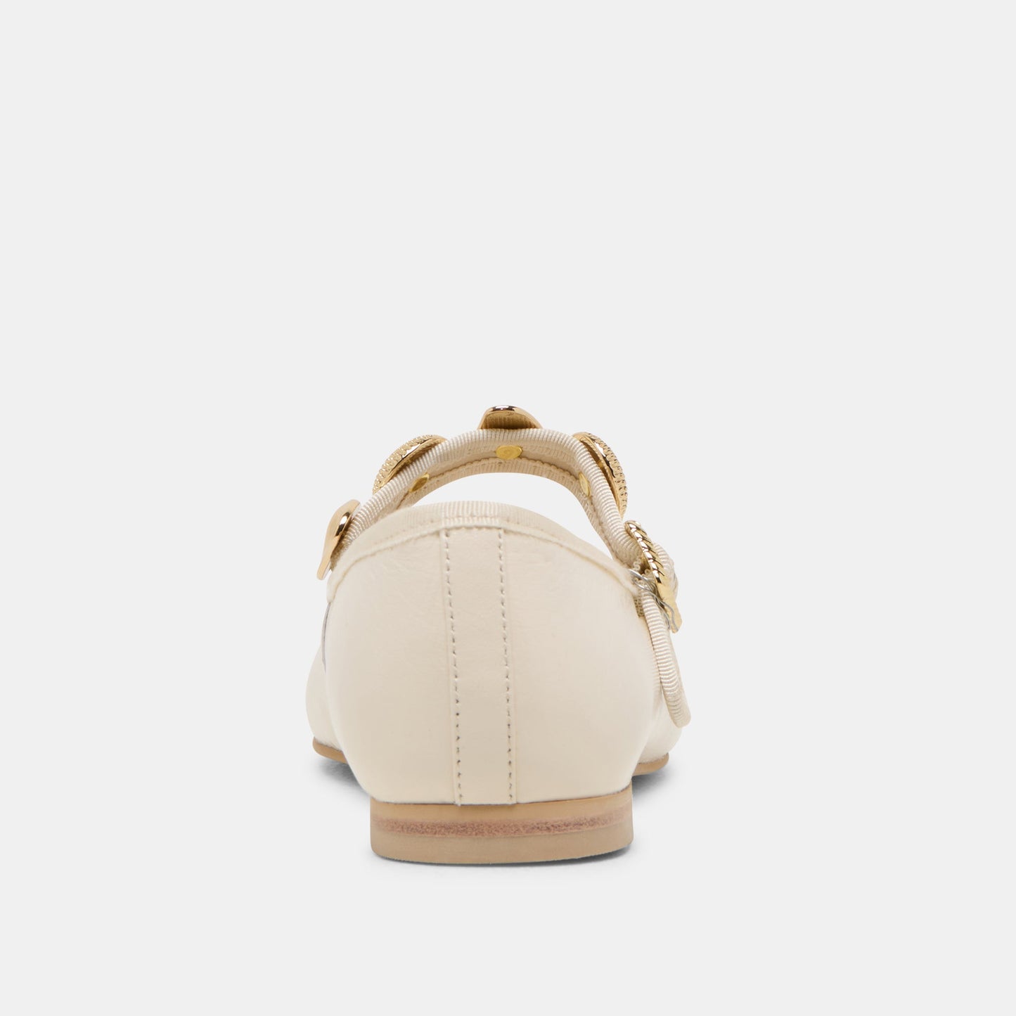 Relan Off White Leather Ballet Flats - Dolce Vita