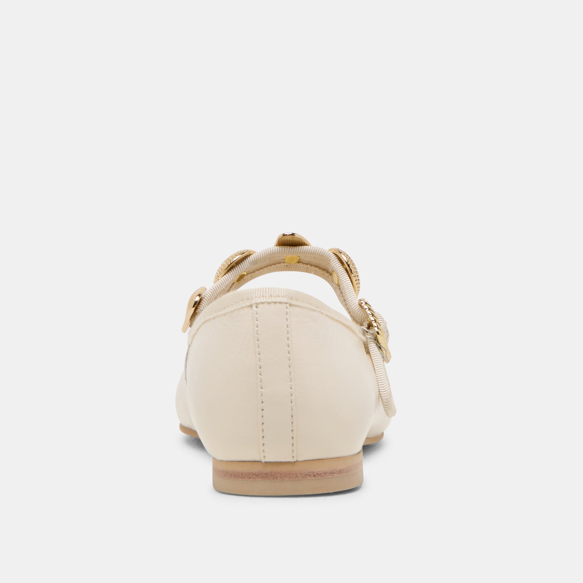 Relan Off White Leather Ballet Flats - Dolce Vita