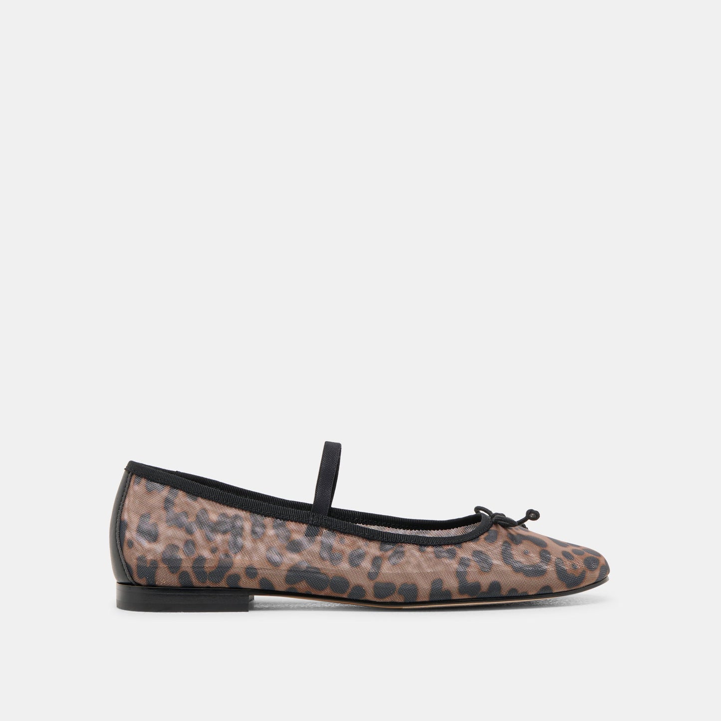 CADEL BALLET FLATS DK LEOPARD MESH - Dolce Vita