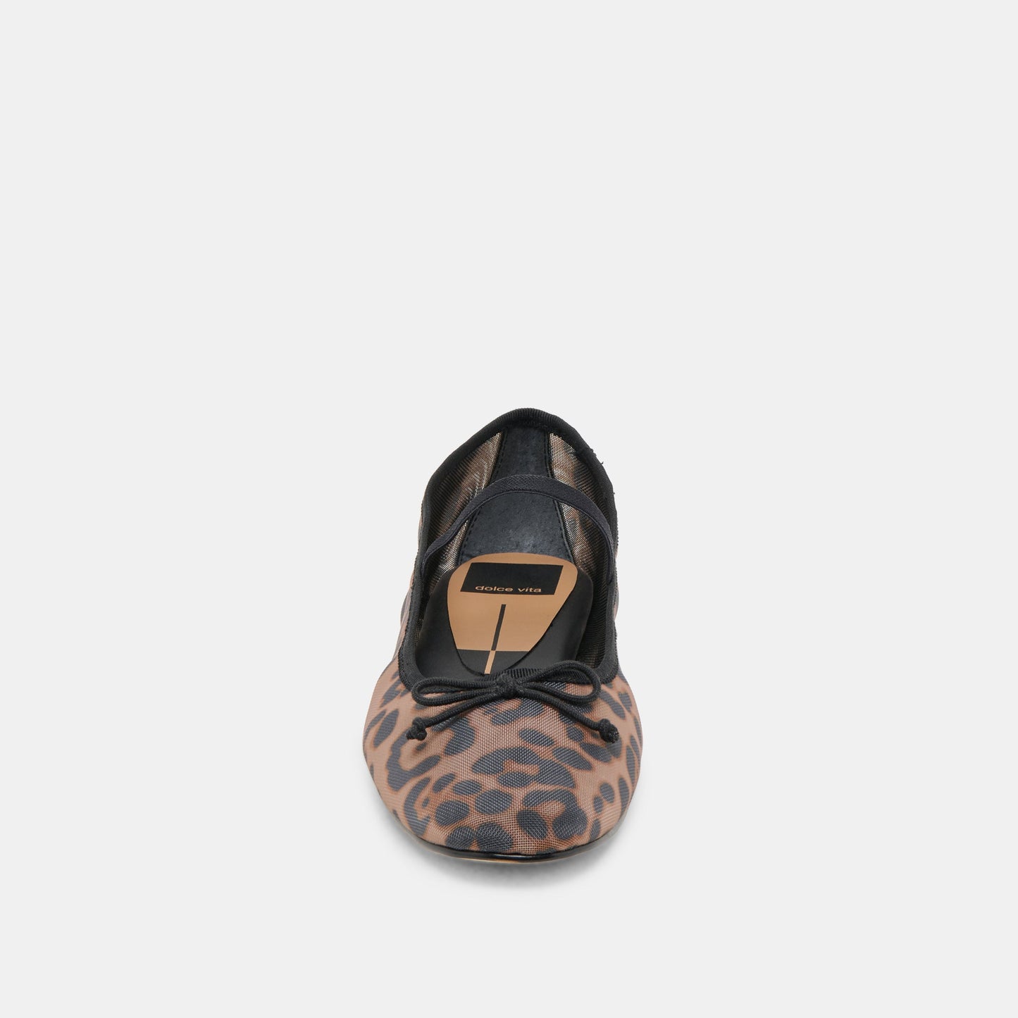 CADEL BALLET FLATS DK LEOPARD MESH - Dolce Vita