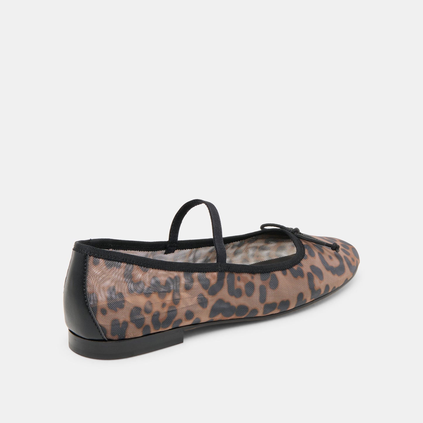 CADEL BALLET FLATS DK LEOPARD MESH - Dolce Vita