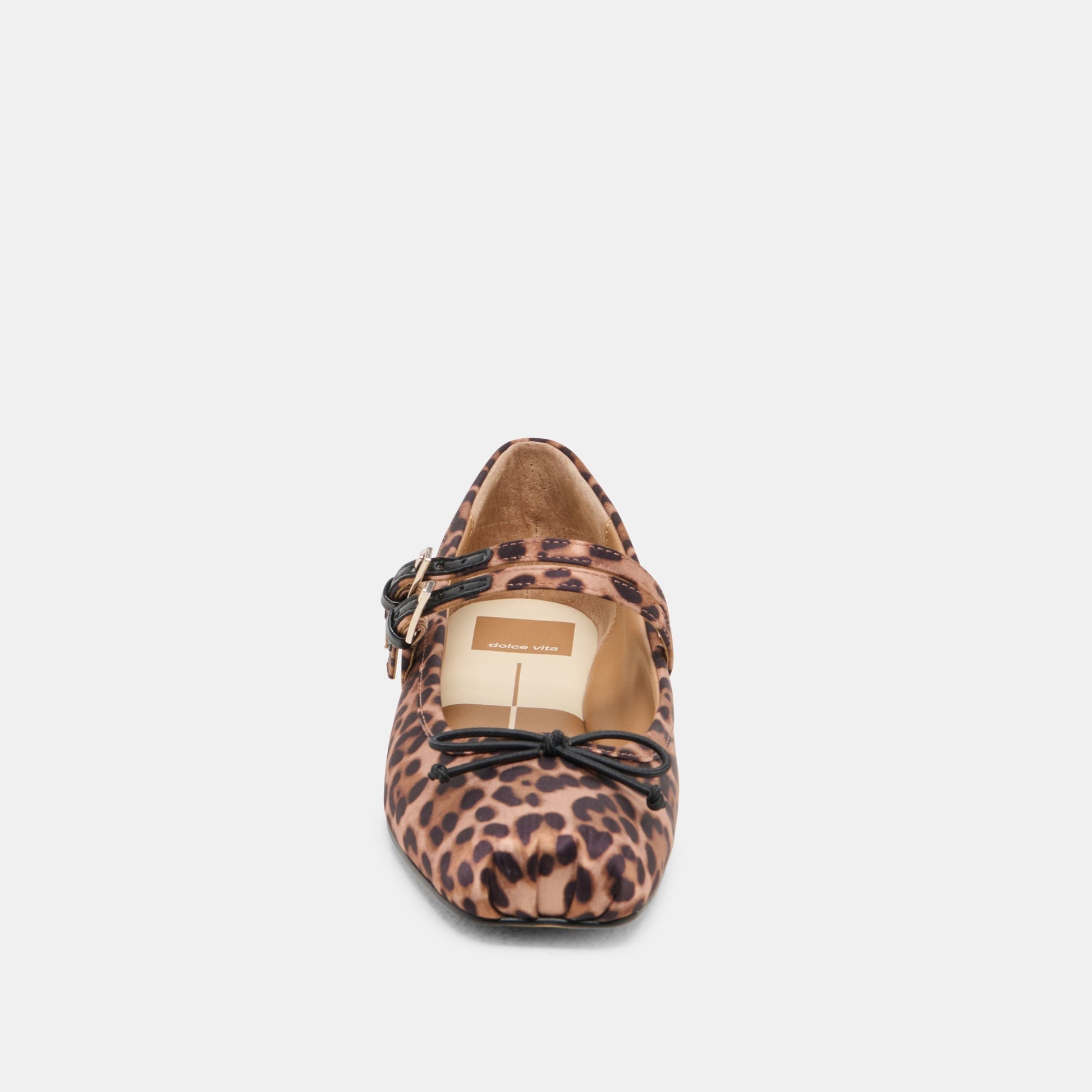 Gibsen Dk Leopard Satin Ballet Flats - Dolce Vita