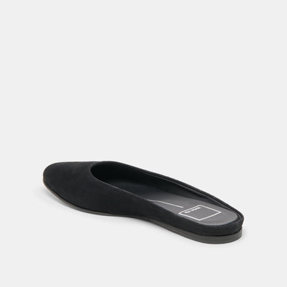 Eila Onyx Suede Flats - Dolce Vita