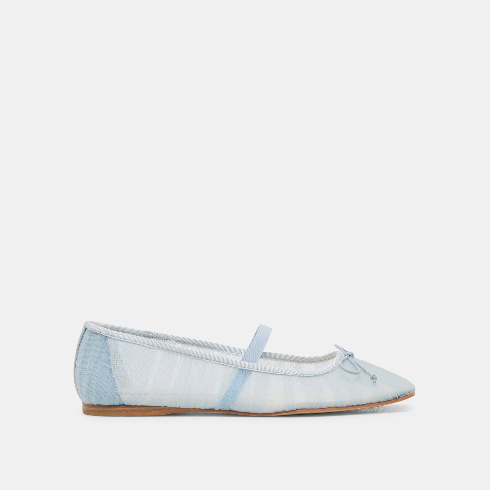 Raeven Light Blue Tulle Ballet Flats - Dolce Vita