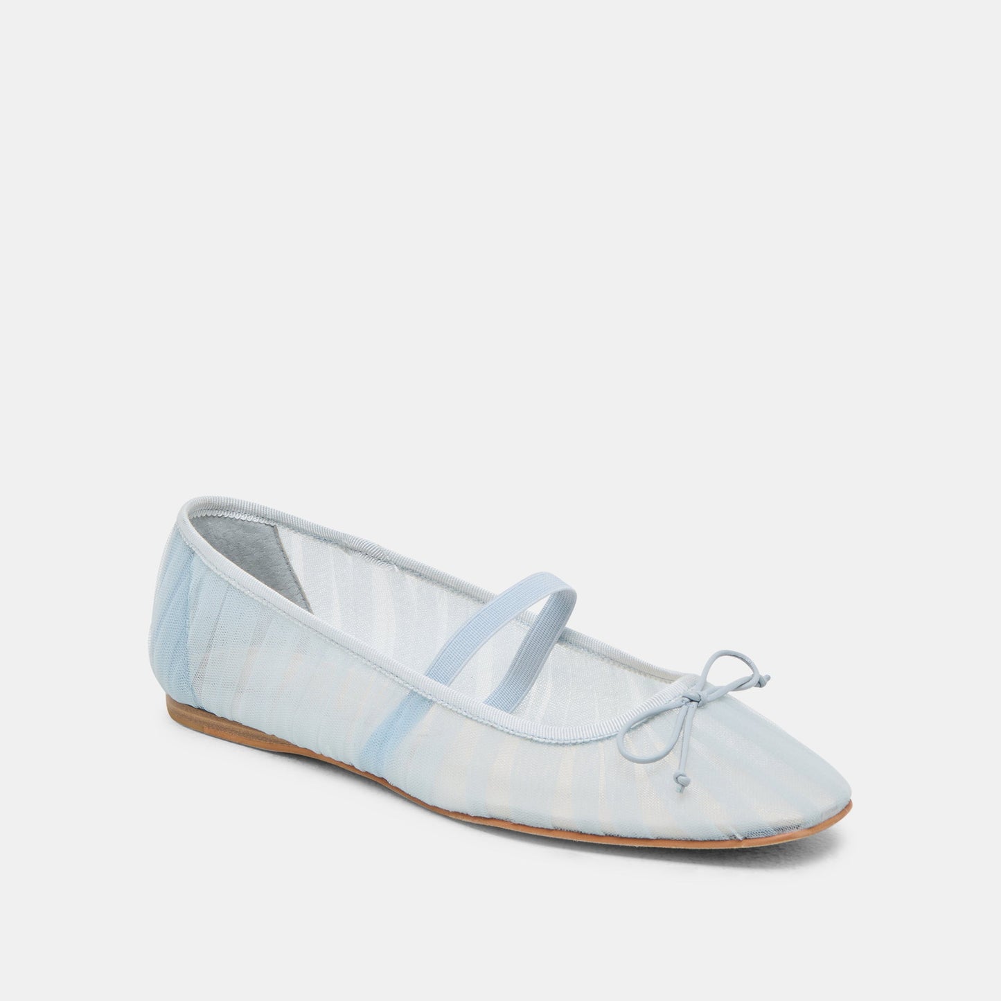 Raeven Light Blue Tulle Ballet Flats - Dolce Vita
