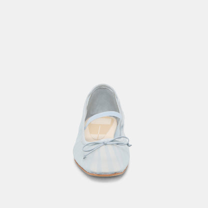 Raeven Light Blue Tulle Ballet Flats - Dolce Vita
