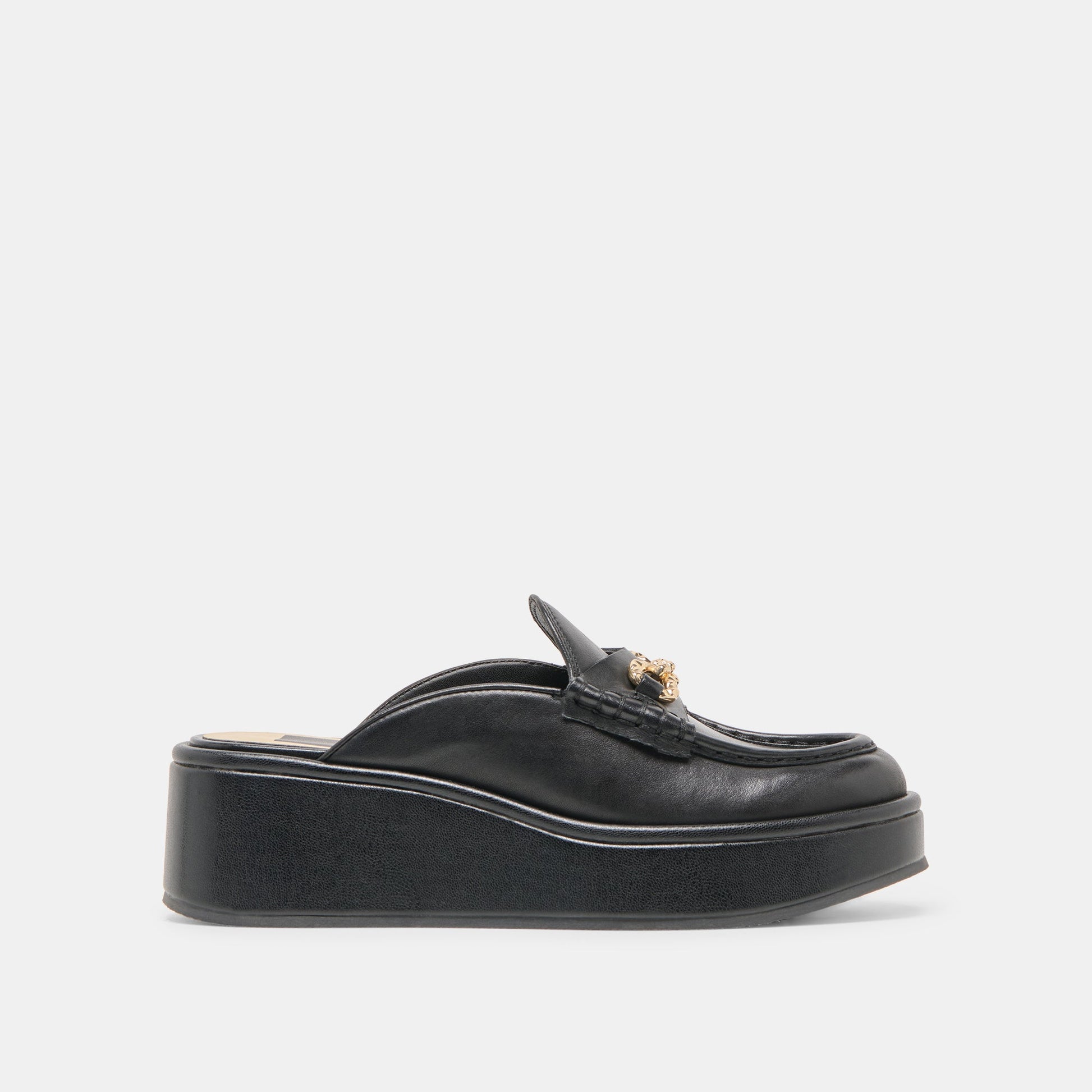 Dorrel Maroon Leather Loafers - Dolce Vita