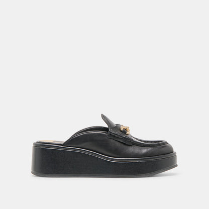 Dorrel Maroon Leather Loafers - Dolce Vita