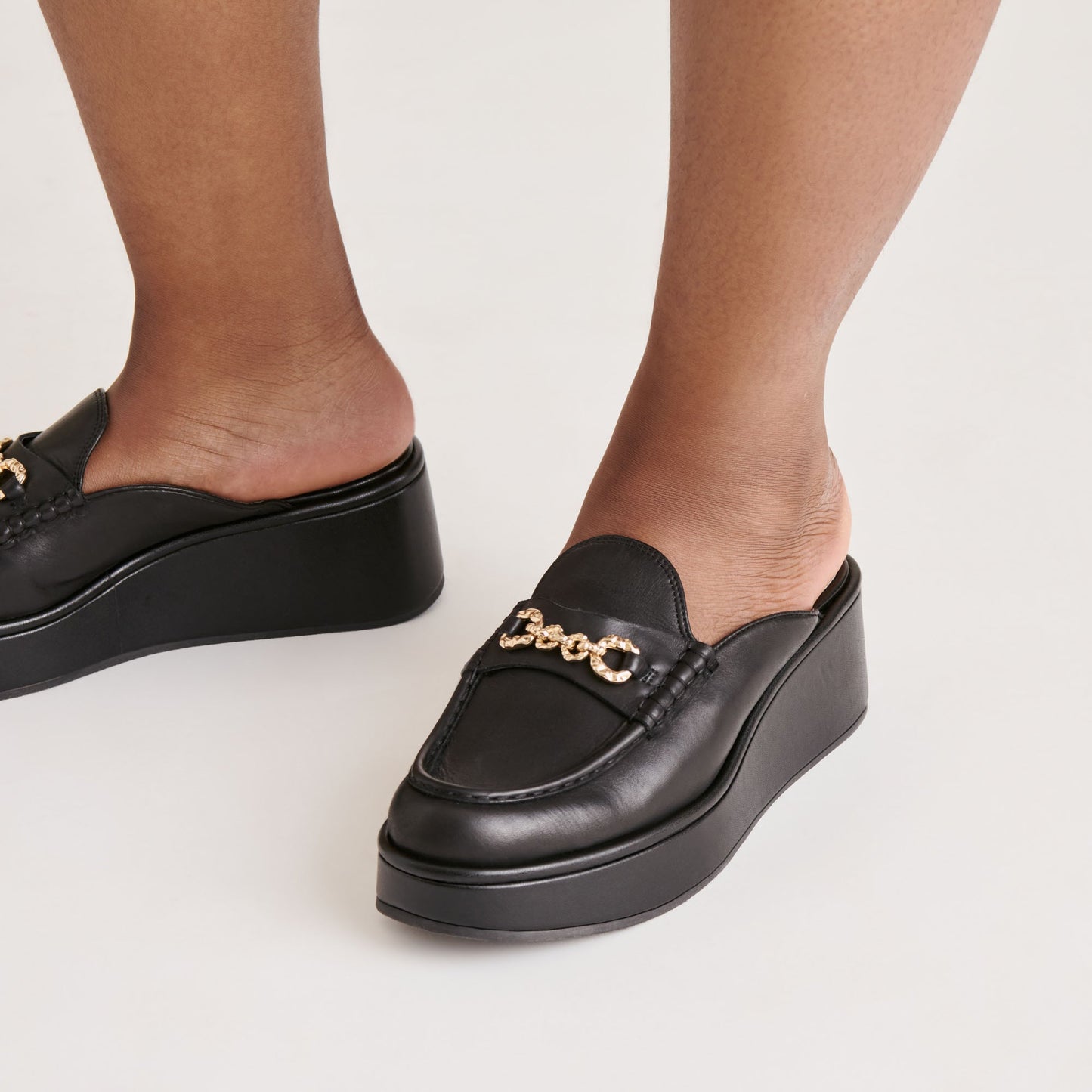 Dorrel Maroon Leather Loafers - Dolce Vita