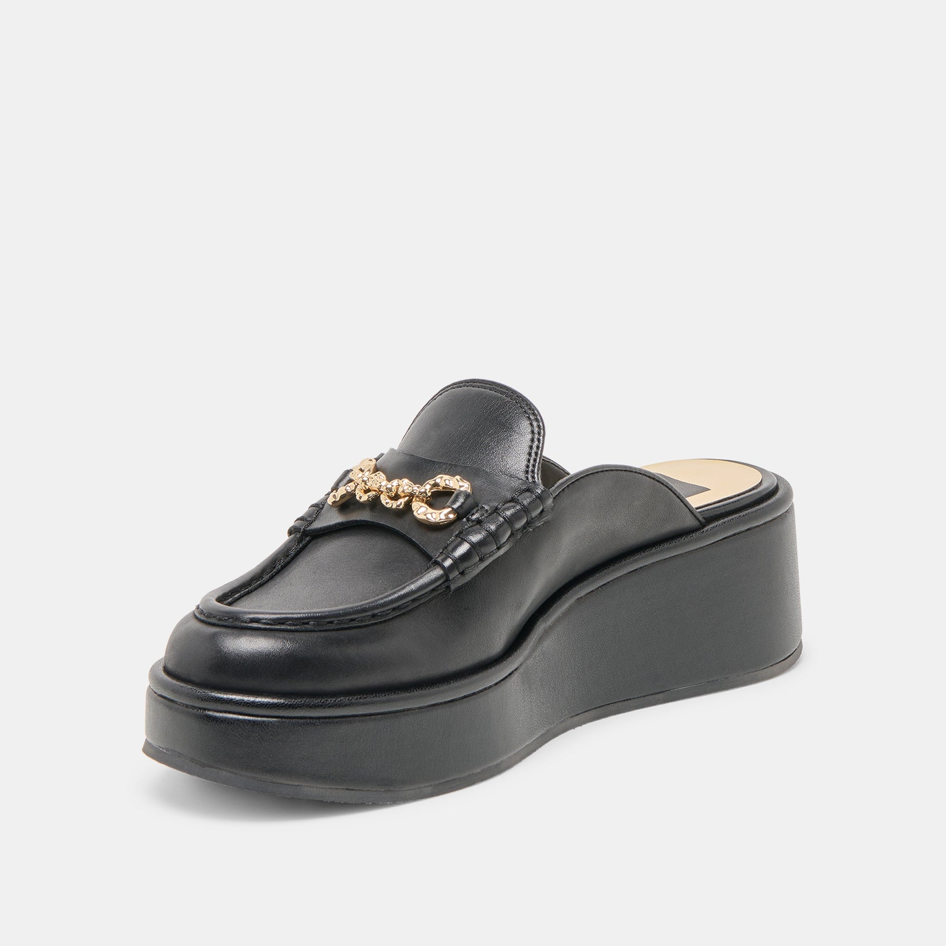 Dorrel Maroon Leather Loafers - Dolce Vita