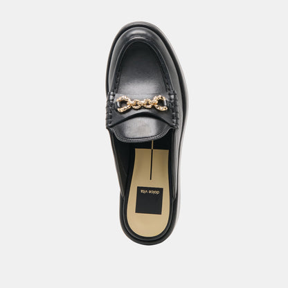 Dorrel Maroon Leather Loafers - Dolce Vita