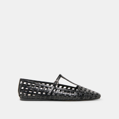 RAINS BALLET FLATS BLACK STELLA - Dolce Vita