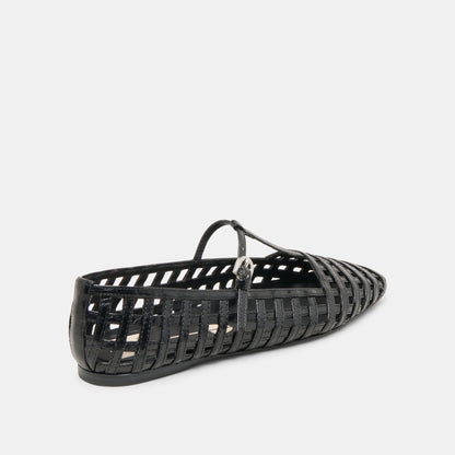RAINS BALLET FLATS BLACK STELLA - Dolce Vita