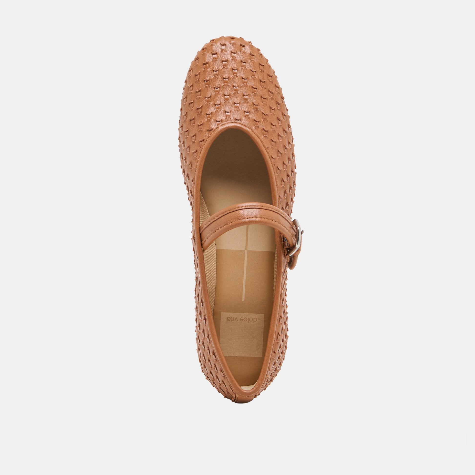 Roslyn Saddle Woven Leather Ballet Flats - Dolce Vita