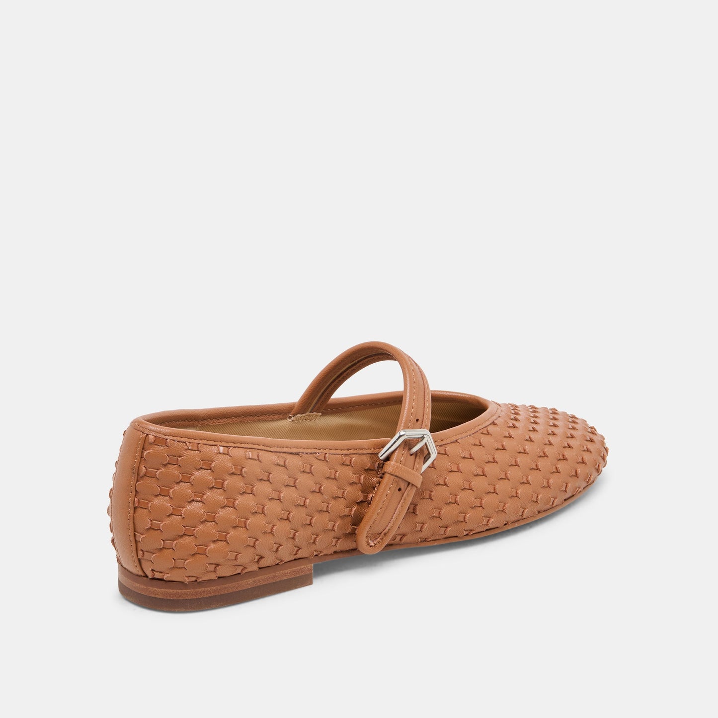 Roslyn Saddle Woven Leather Ballet Flats - Dolce Vita