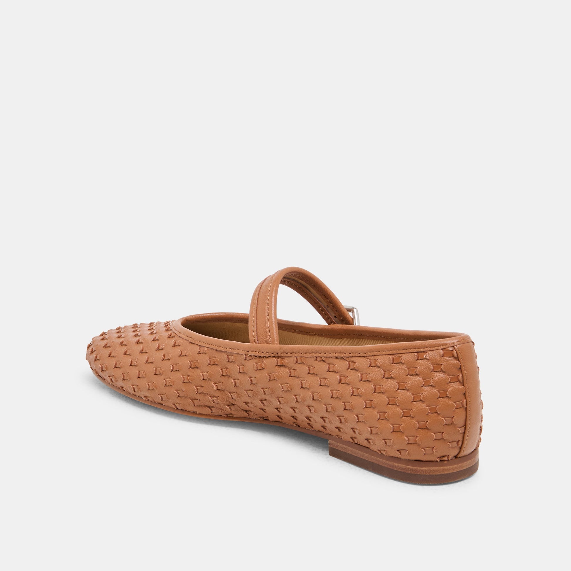 Roslyn Saddle Woven Leather Ballet Flats - Dolce Vita