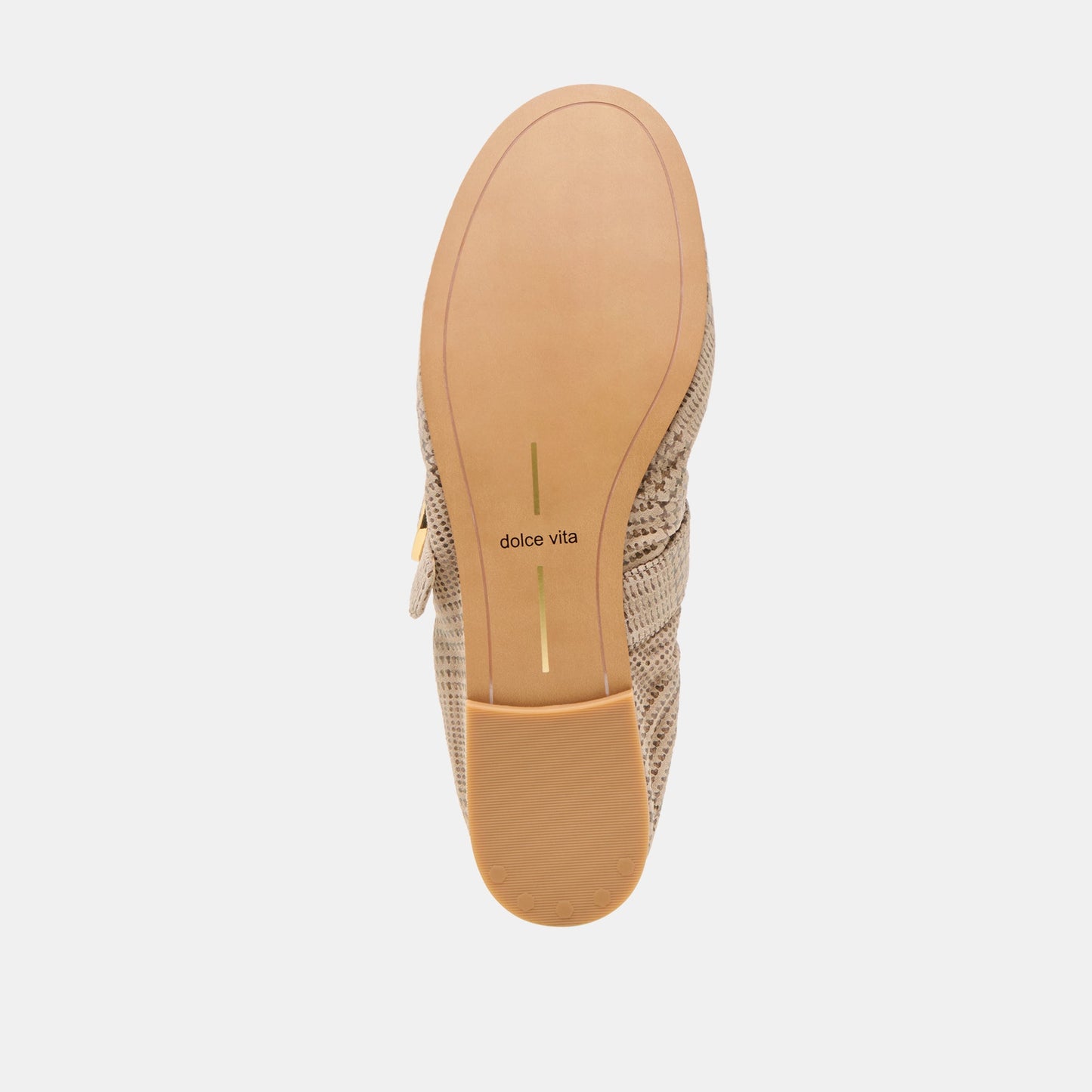 Caely Herringbone Printed Suede Ballet Flats - Dolce Vita