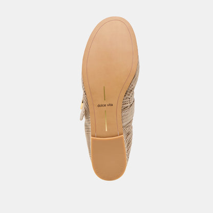 Caely Herringbone Printed Suede Ballet Flats - Dolce Vita