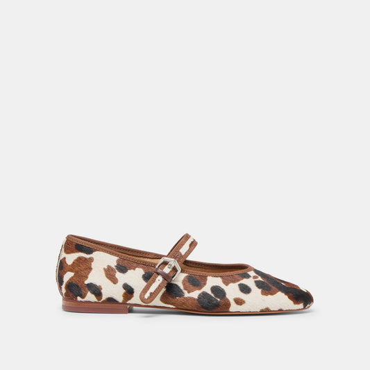 Roslyn Cocoa Taurus Calf Hair - Dolce Vita