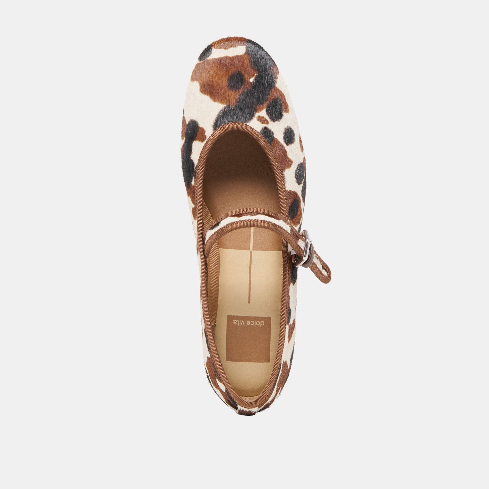 Roslyn Cocoa Taurus Calf Hair - Dolce Vita