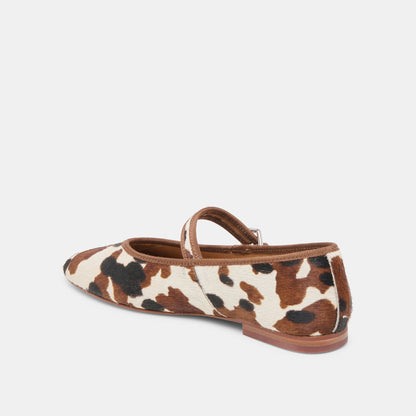Roslyn Cocoa Taurus Calf Hair - Dolce Vita