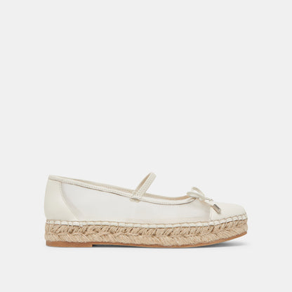 CAMBRE BALLET FLATS WHITE MESH - Dolce Vita