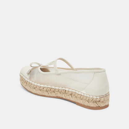 CAMBRE BALLET FLATS WHITE MESH - Dolce Vita