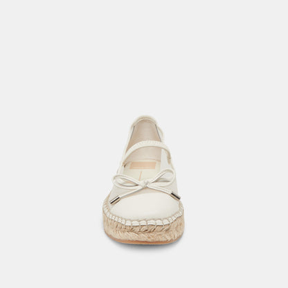 CAMBRE BALLET FLATS WHITE MESH - Dolce Vita