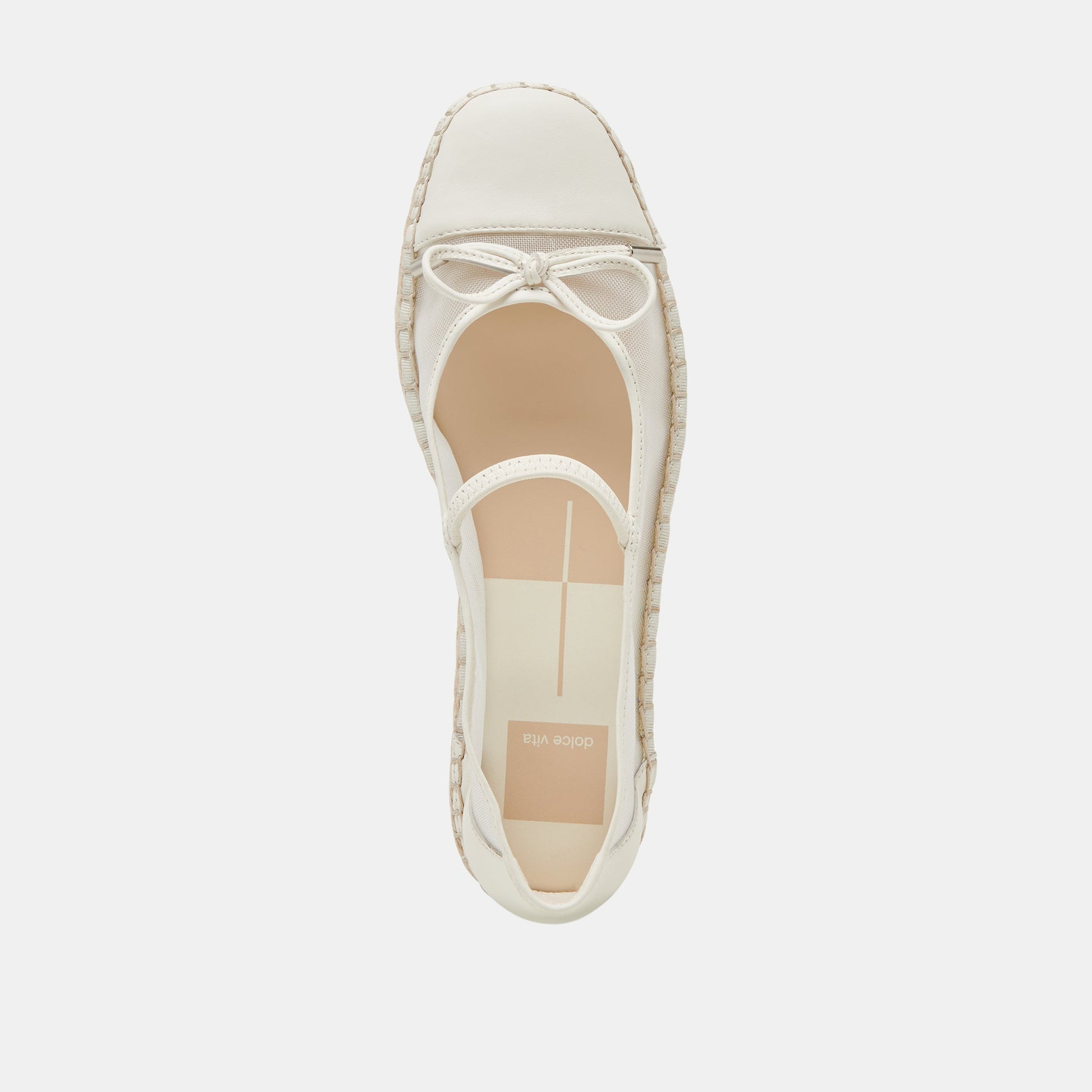 CAMBRE BALLET FLATS WHITE MESH - Dolce Vita
