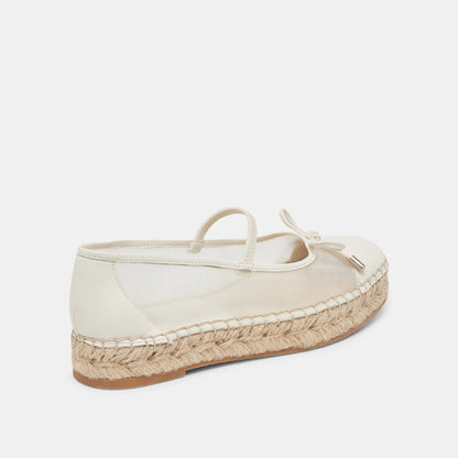 CAMBRE BALLET FLATS WHITE MESH - Dolce Vita