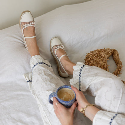 CAMBRE BALLET FLATS WHITE MESH - Dolce Vita