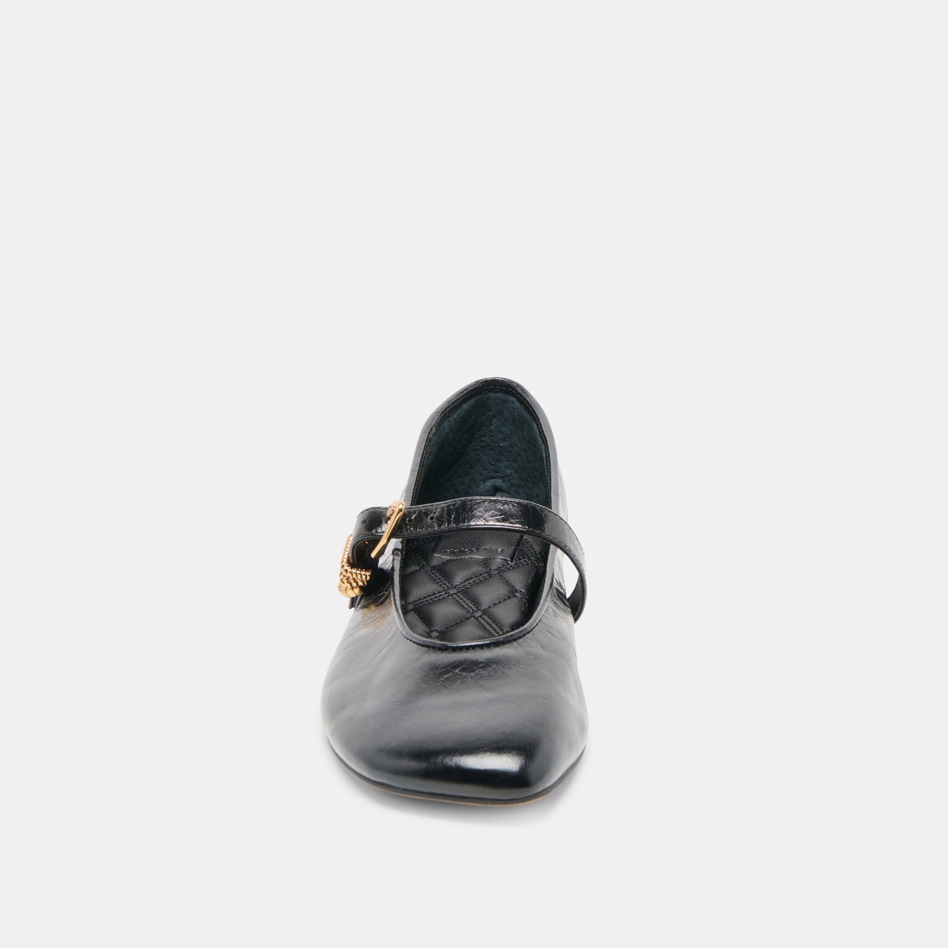 Alizza Midnight Crinkle Patent Ballet Flats - Dolce Vita