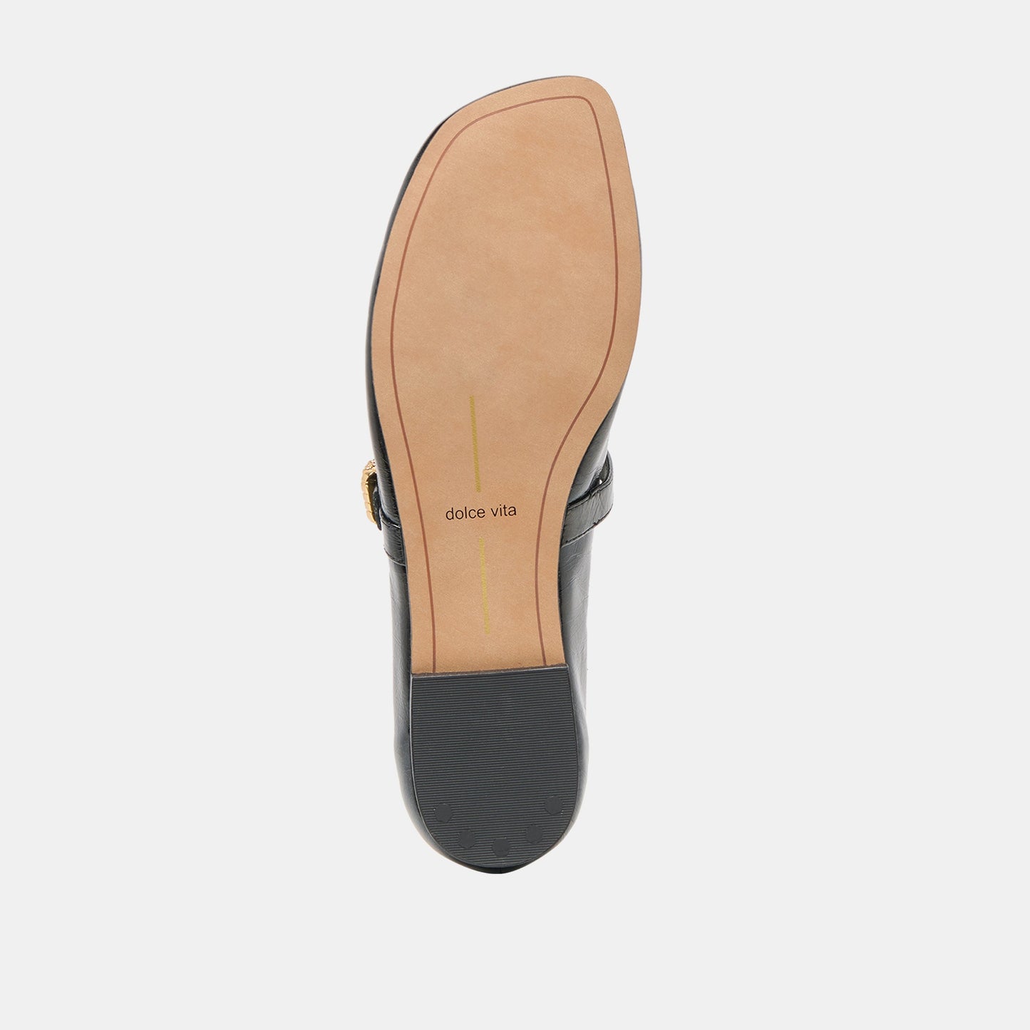 Alizza Midnight Crinkle Patent Ballet Flats - Dolce Vita