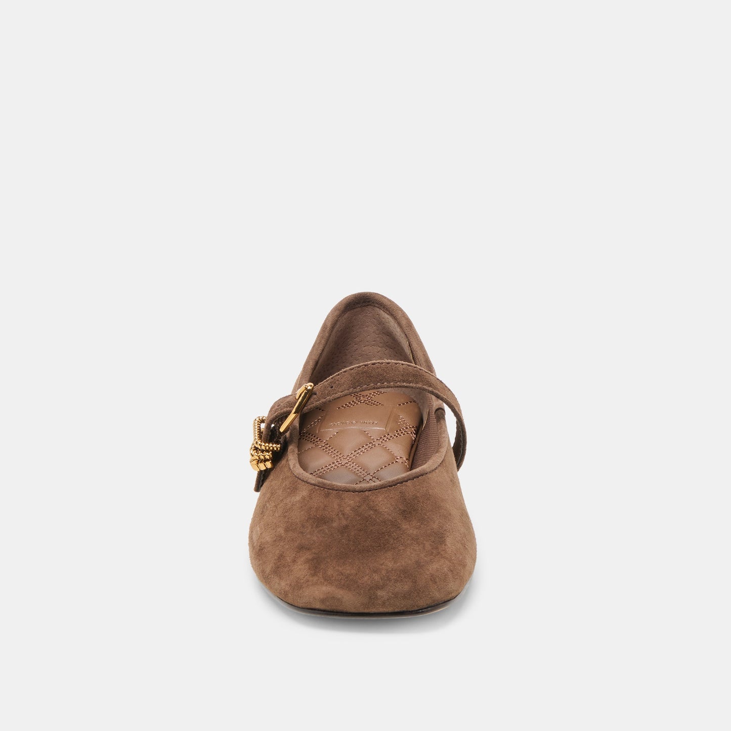 Alizza Dk Brown Suede Ballet Flats - Dolce Vita