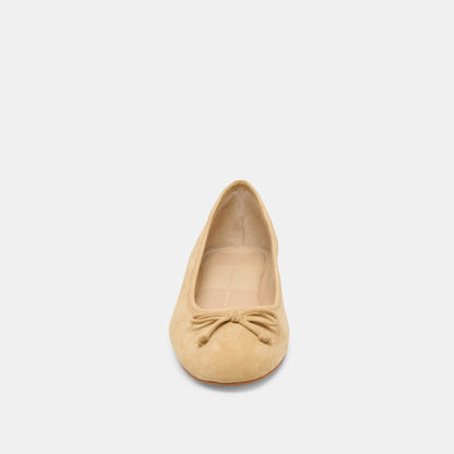 Ritla Honey Suede Ballet Flats - Dolce Vita