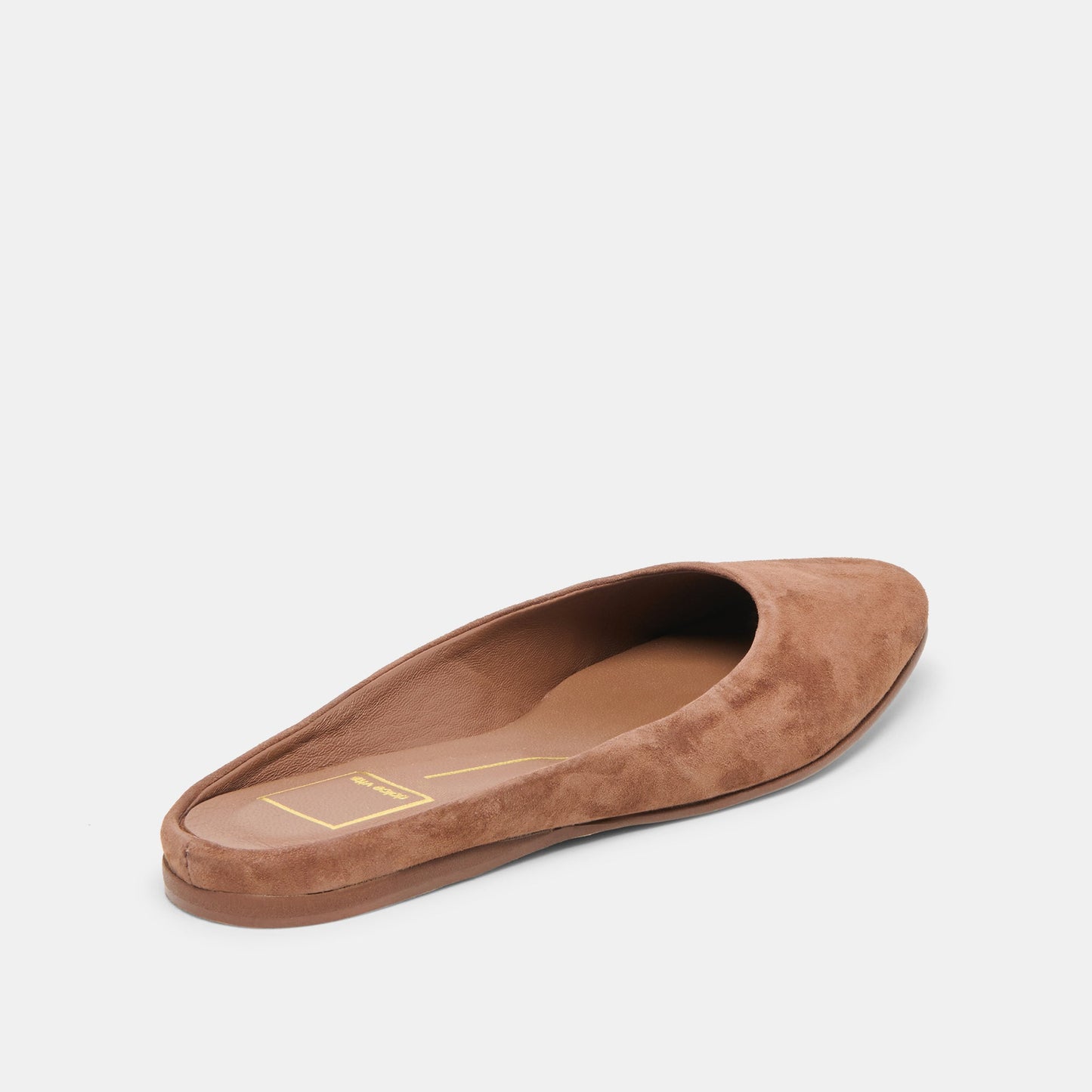 Eila Dk Brown Suede Flats - Dolce Vita