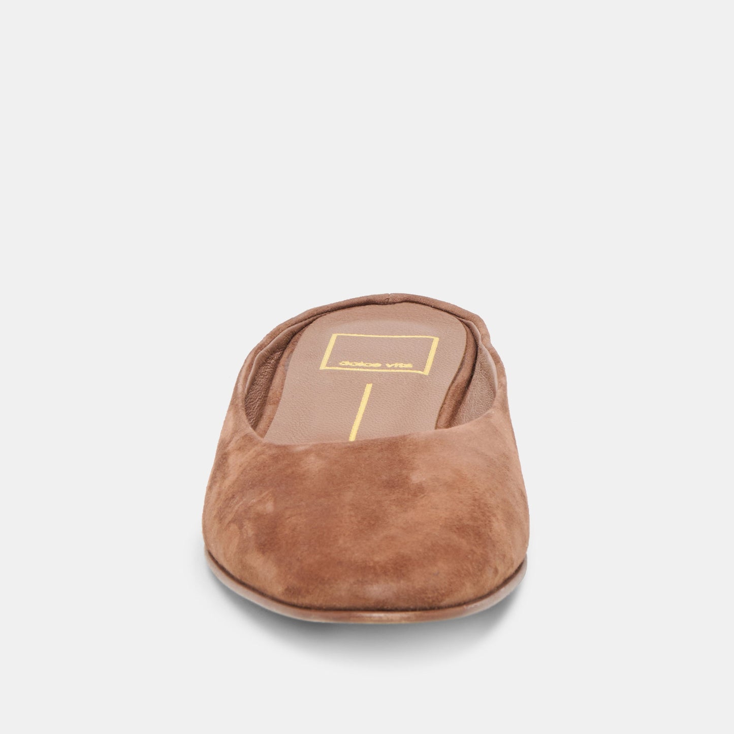 Eila Dk Brown Suede Flats - Dolce Vita