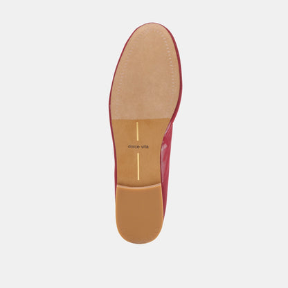 CADEL BALLET FLATS CRIMSON MESH - Dolce Vita