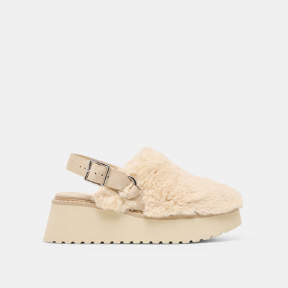 Lansy Natural Plush Flats - Dolce Vita