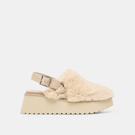 Lansy Natural Plush Flats - Dolce Vita