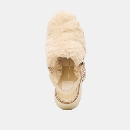 Lansy Natural Plush Flats - Dolce Vita