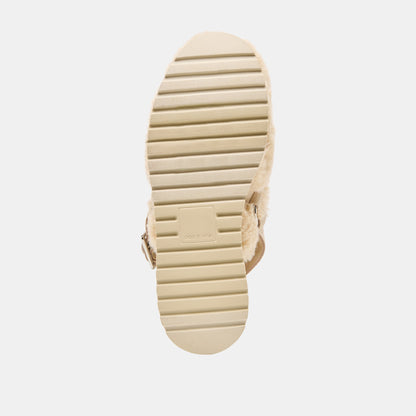 Lansy Natural Plush Flats - Dolce Vita
