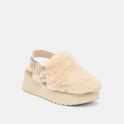 Lansy Natural Plush Flats - Dolce Vita