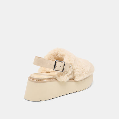 Lansy Natural Plush Flats - Dolce Vita