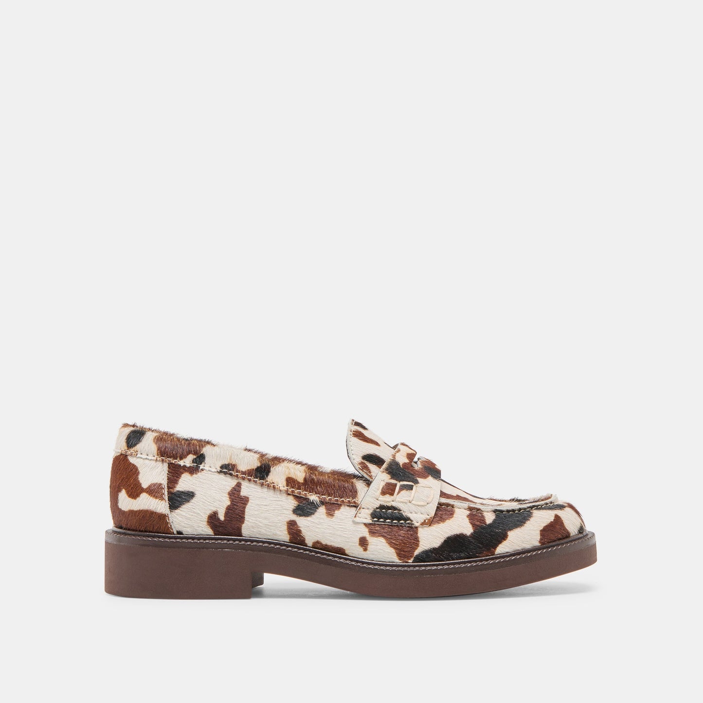Tiggy Cocoa Taurus Calf Hair Loafers - Dolce Vita