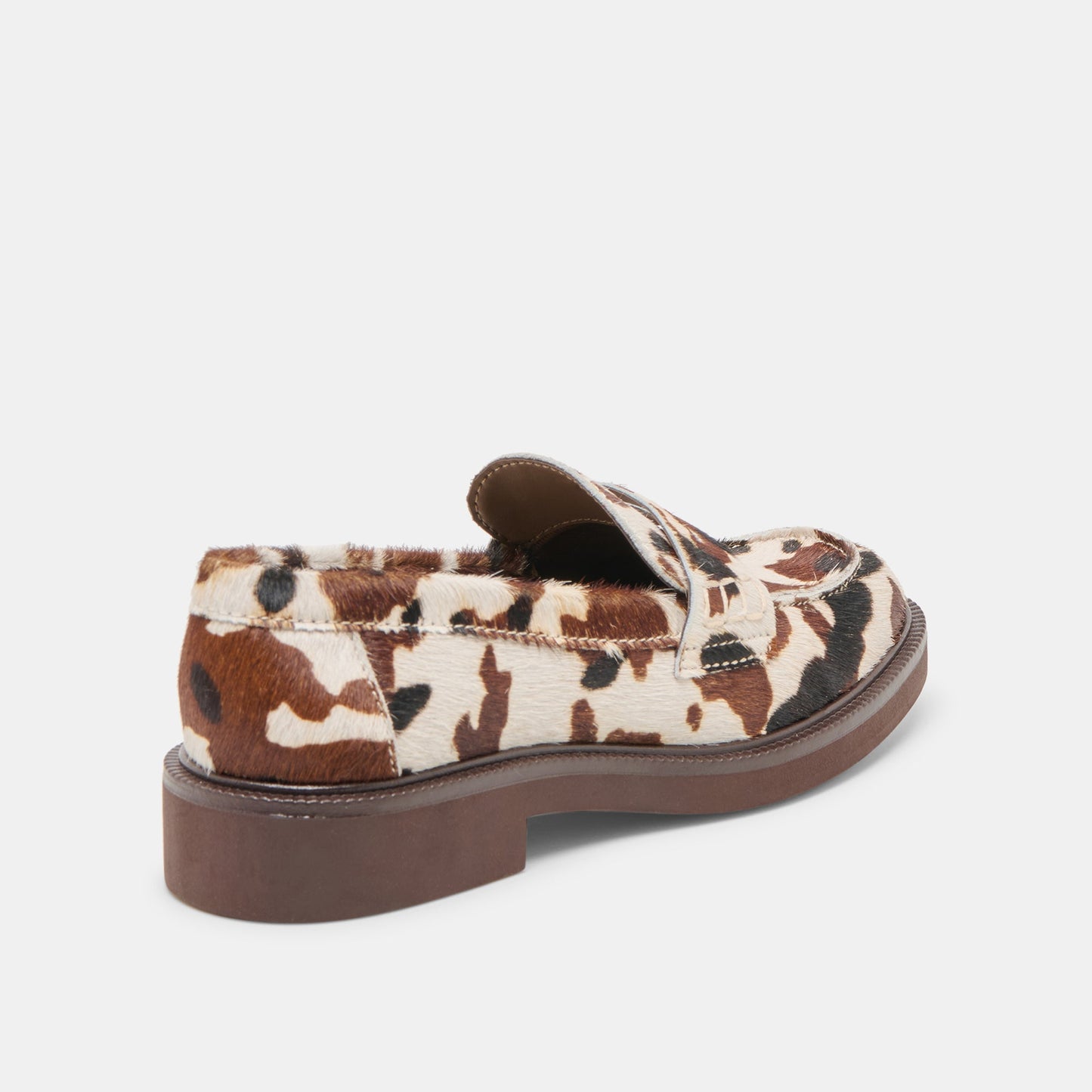 Tiggy Cocoa Taurus Calf Hair Loafers - Dolce Vita