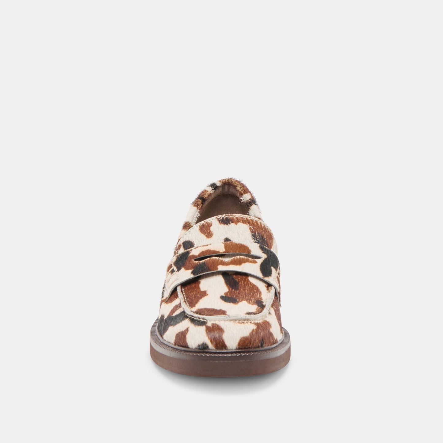 Tiggy Cocoa Taurus Calf Hair Loafers - Dolce Vita