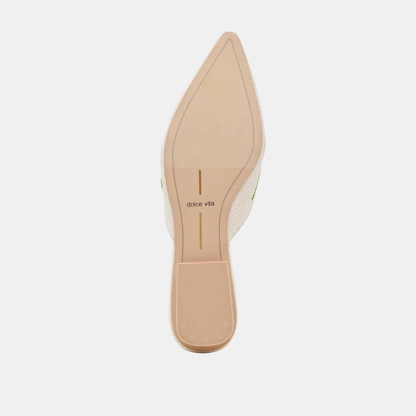 ELM FLATS WHITE FLORAL RAFFIA - Dolce Vita