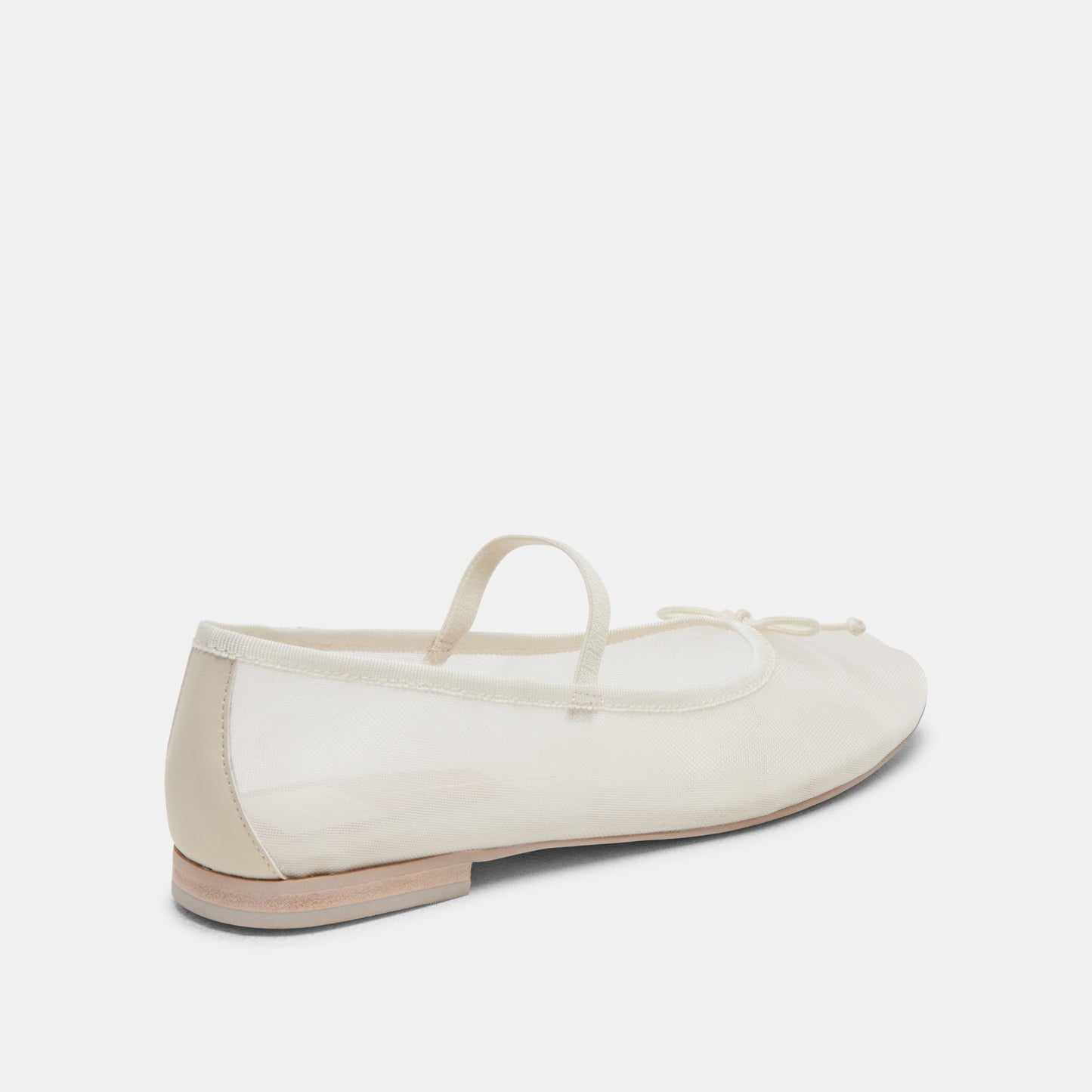 CADEL BALLET FLATS IVORY MESH - Dolce Vita