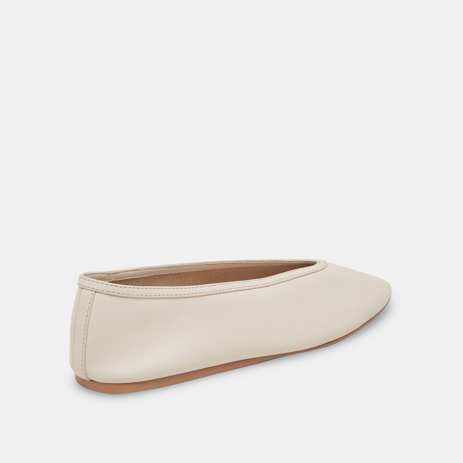 Braidy Ivory Leather Ballet Flats - Dolce Vita